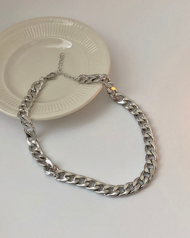 Wide Chain Necklace L200