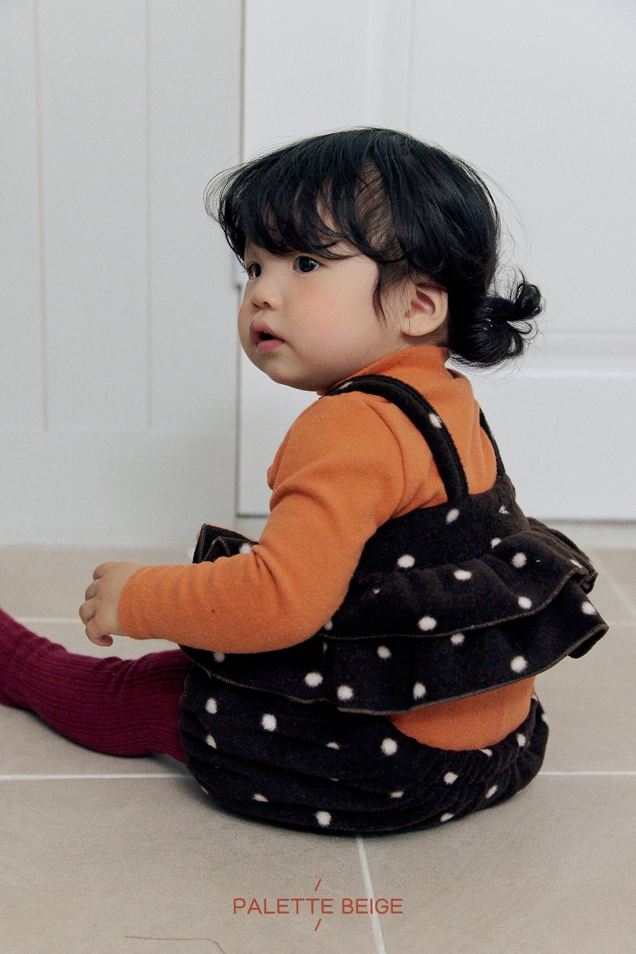the beige［取寄］dot bustier setup 26winter