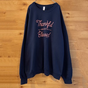 【JERZEES】テレビ BlessedGirl スウェット トレーナー ビッグシルエット XL アメリカ古着