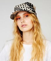 ハートロゴドットスカーフキャップ　CQ-48510