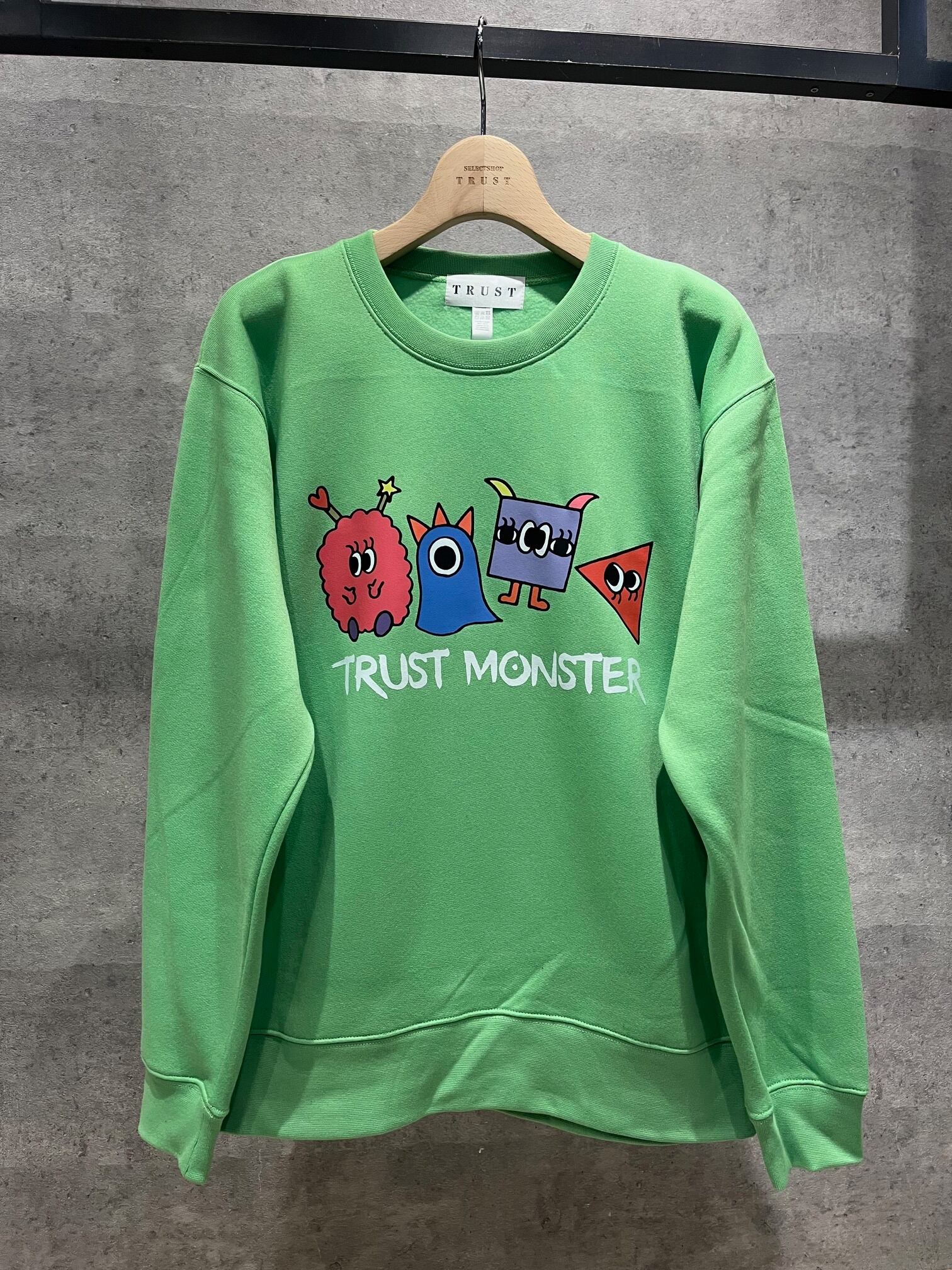 【ライムグリーン】originalトラモン裏起毛sweat