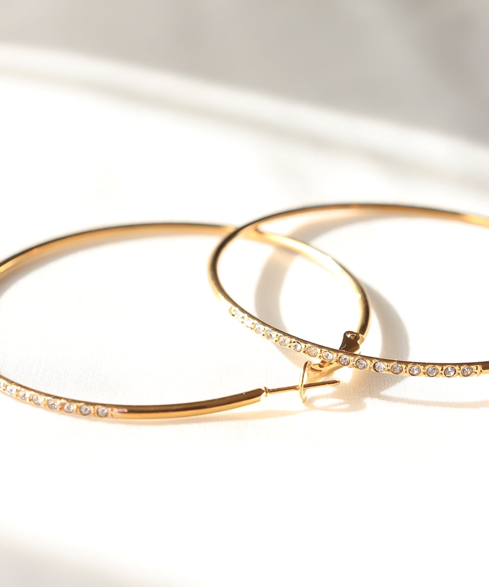 サージカルステンレス フープピアス