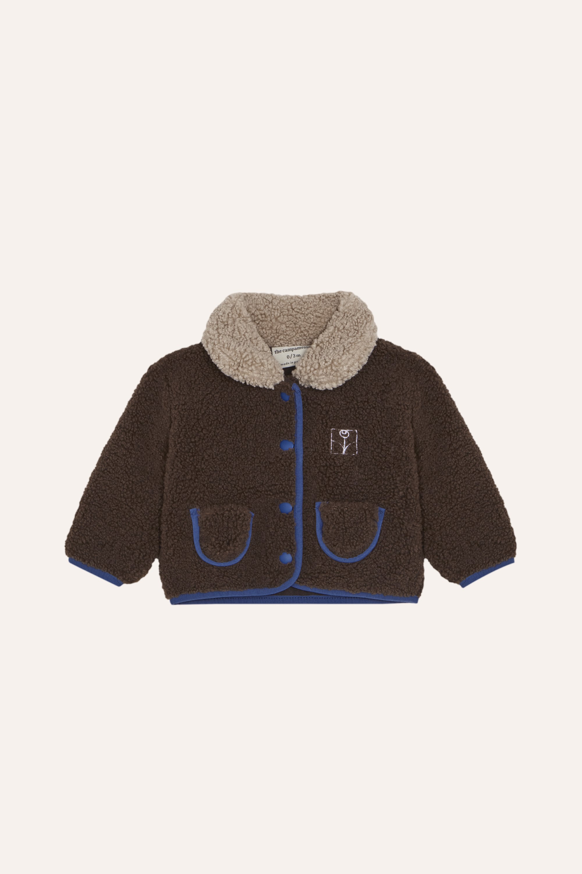 The Campamento / Green Teddy Baby Jacket / 12-18M