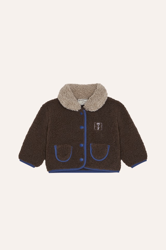 The Campamento / Green Teddy Baby Jacket / 12-18M