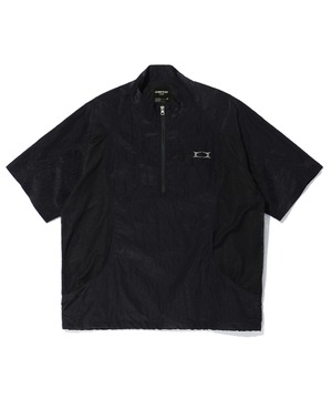 [CRITIC] HALF ZIP WOVEN ANORAK BLACK