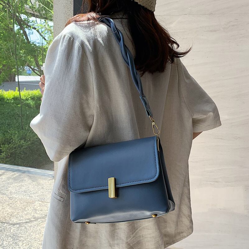 新しい小さなバッグ女性2020夏の新しいトレンディな野生のテクスチャ大容量メッセンジャーバッグネット赤ファッション小さな正方形のバッグ Tiancai_Wing_Bag5379104