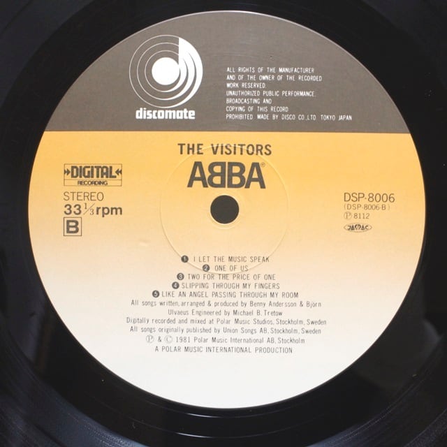 ABBA / The Visitors [DSP-8006] - 画像4