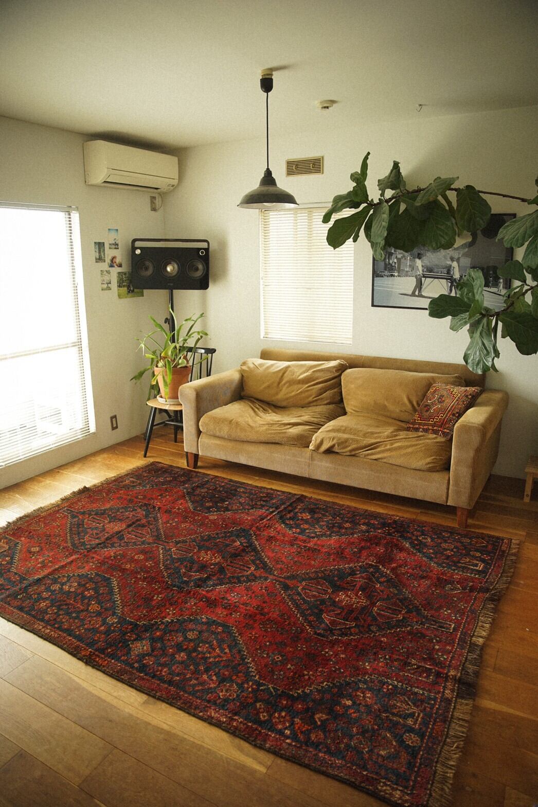 730 -Semi Antique Qashqai rug