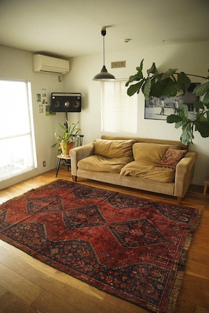 730 -Semi Antique Qashqai rug