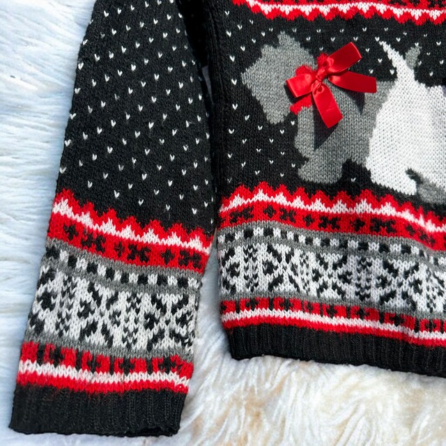 【KIDS】made in usa DOG sweater size:6