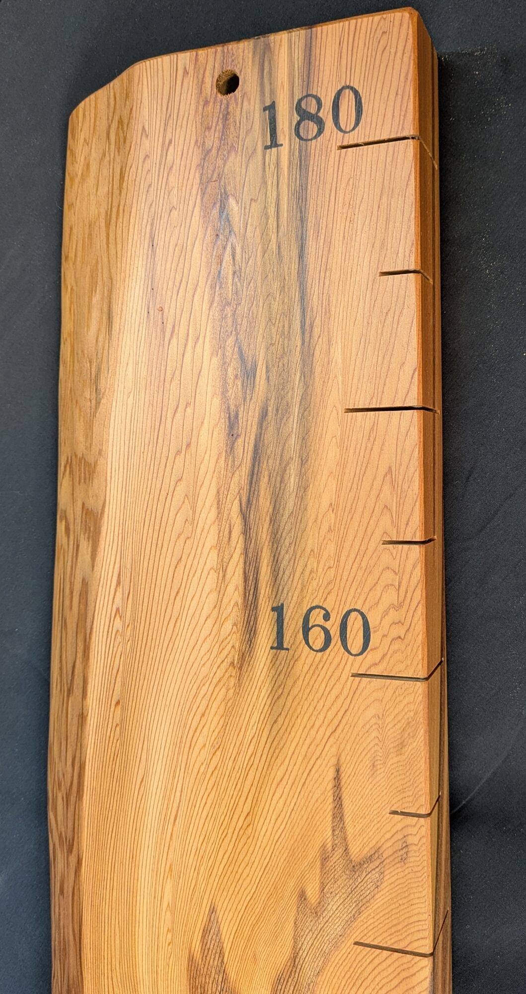 ▲【No.0010】木材のせいくらべ:新品(長期保管) せいくらべ