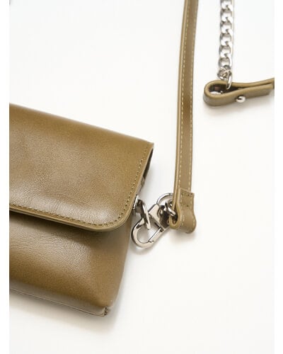 YENN CHAIN BELT POUCH ポーチチェーンレザーベルト4WAY YENN イエン ポーチ チェーン レザー ベルト 4WAY ウエスト