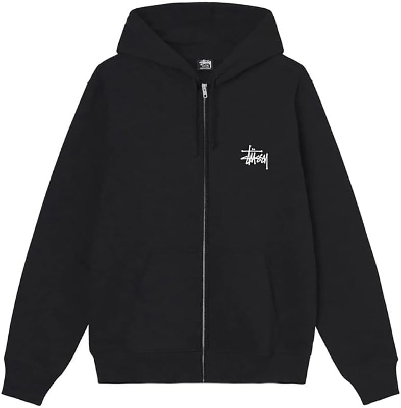 STUSSY ベーシックロゴ ジップパーカー | street＊style