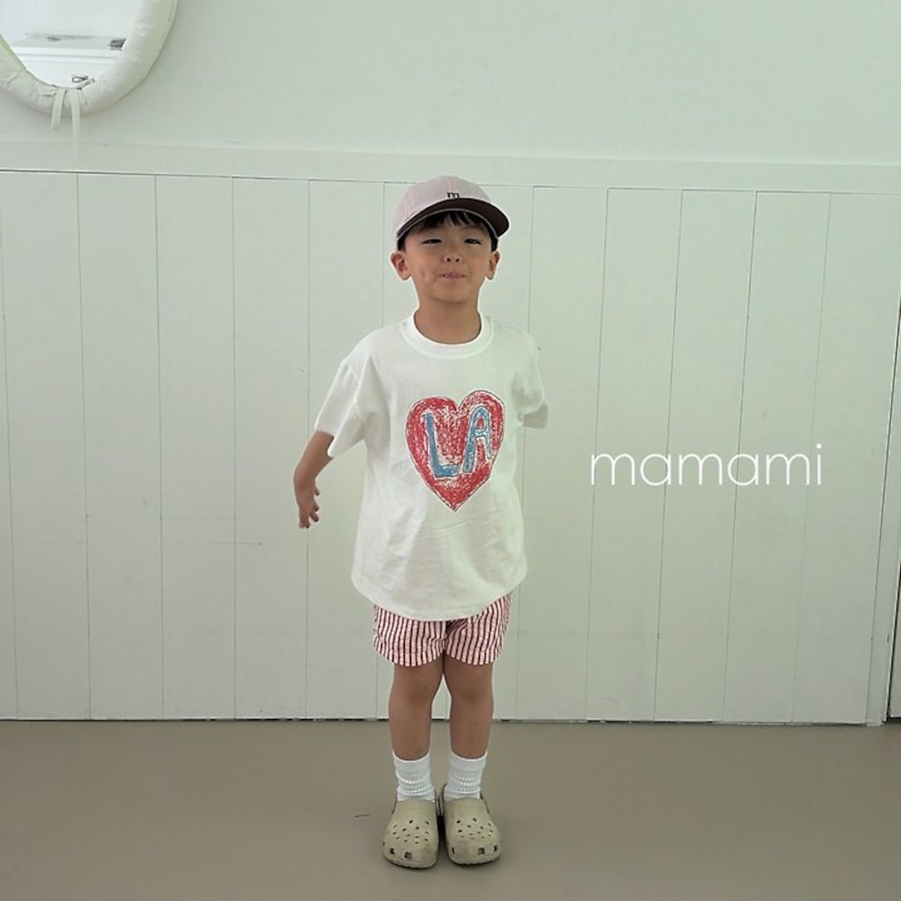 [mamami] Heart Lettering Tea (adult) / [마마미] 하트레터링티 (adult)