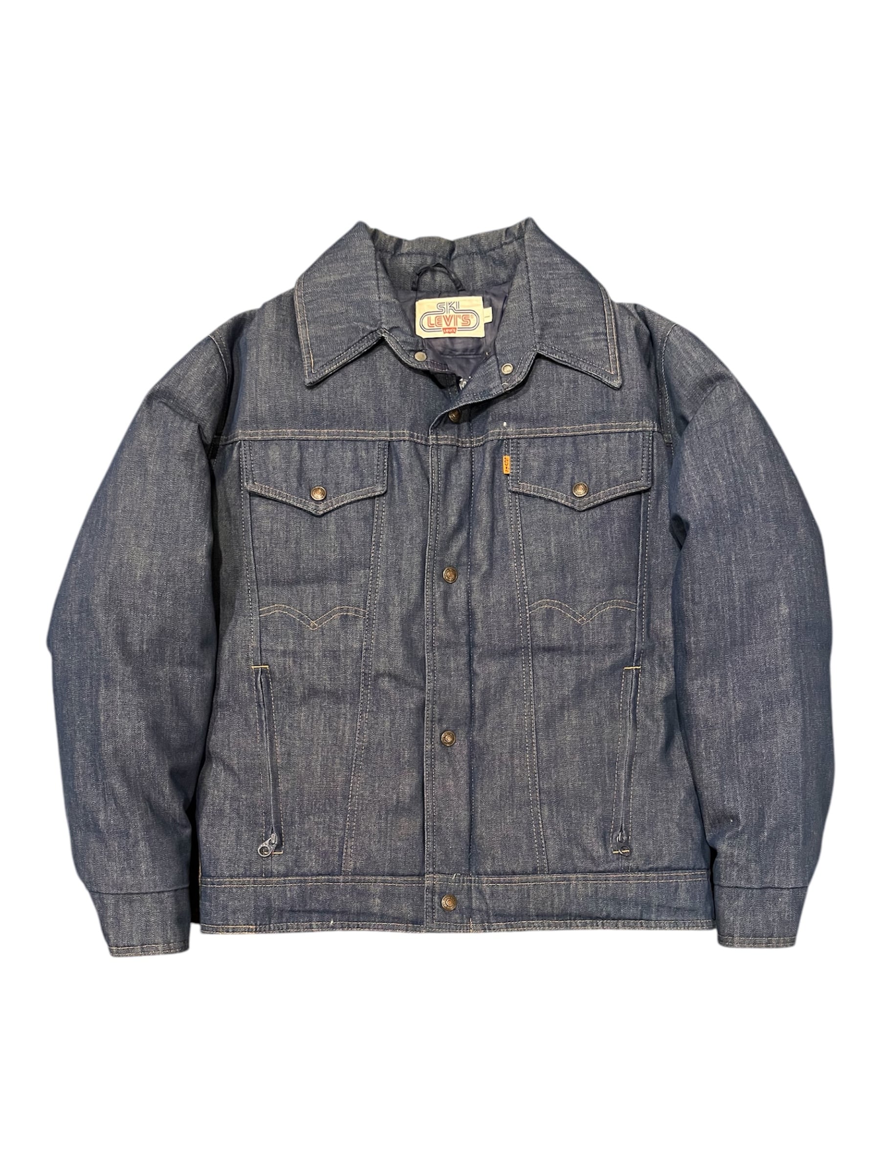 70s SKI Levi's 80681-0916 Denim Down Jacket Made in U.S.A.