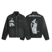 VINTAGE ストリート ウォッシュ加工 キャンバス ジャケット T1994