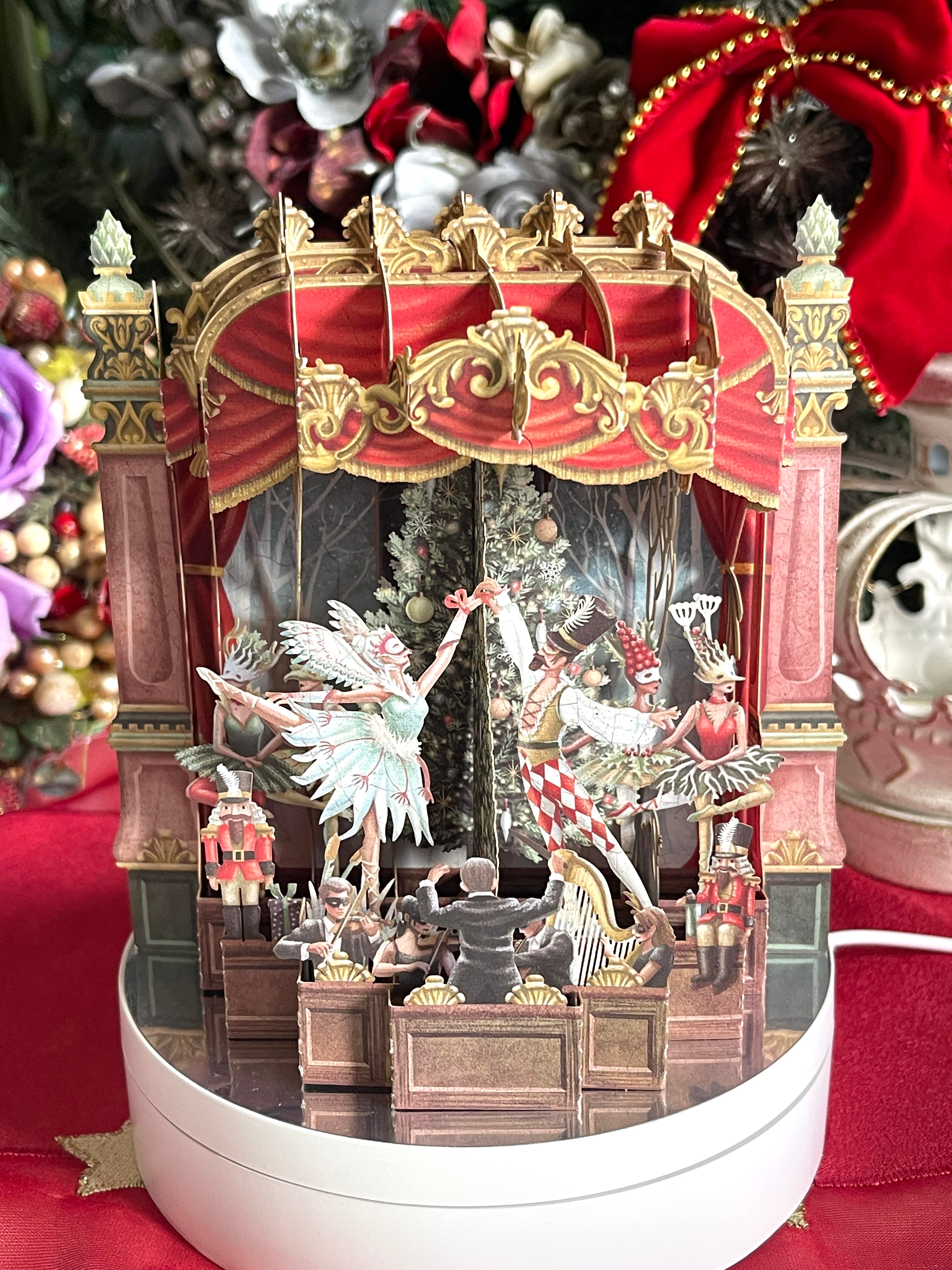 ◆Me&McQ◆新作◆クリスマス◆バレエ◆CHRISTMAS BALLET◆立体3D◆クリスマスカード◆英国◆Paper D'Art◆
