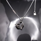 THORNY HEART #1 NECKLACE with GODSIZE® I.D. TAG / ソーニーハート#1ネックレス ゴッドサイズ® I.D.タグ
