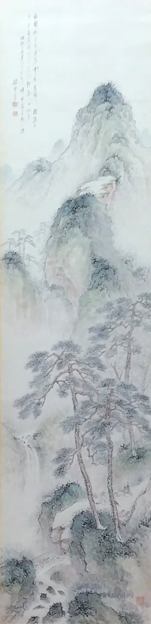 掛軸 泥谷文景 梅杯書屋 紙谷能州極箱 尺巾 物故作家掛軸 JY1596 | PAY ID