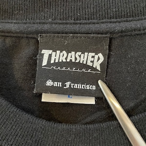 【THRASHER】アーチロゴ 半袖Tシャツ Lサイズ スラッシャー スケボー US古着