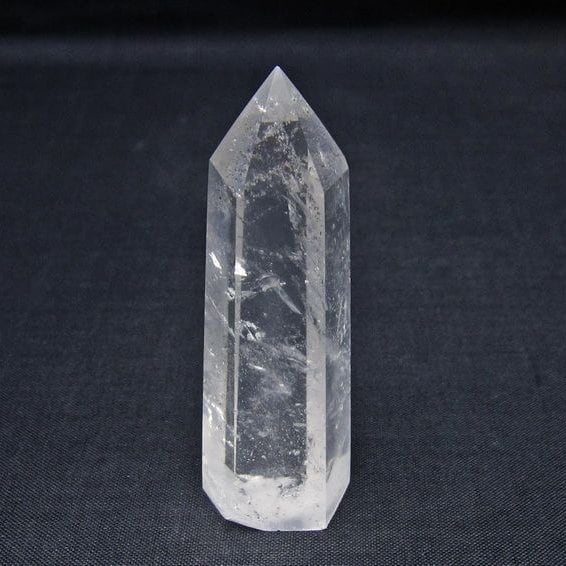 水晶 六角柱 ポイント 置物 一点物 142-11001