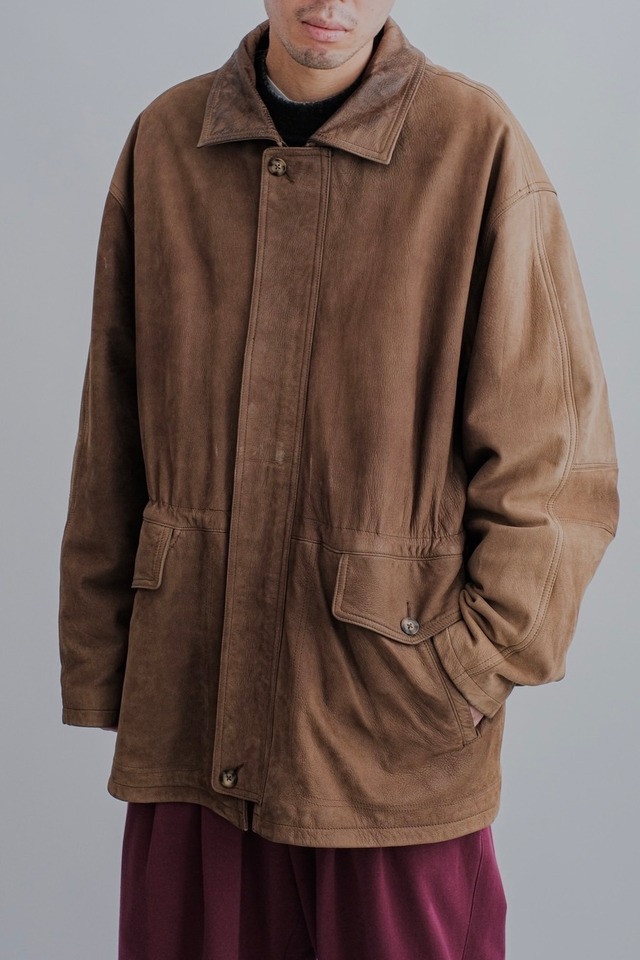 1990s LANDS' END leather jacket