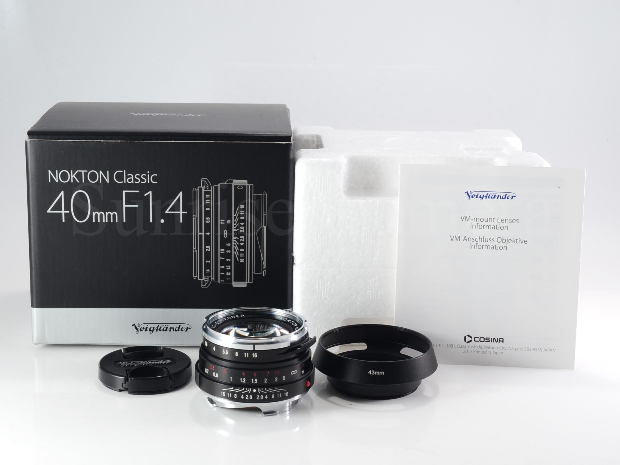 Voigtlander NOKTON Classic 40mm F1.4 VM フォクトレンダー（23646