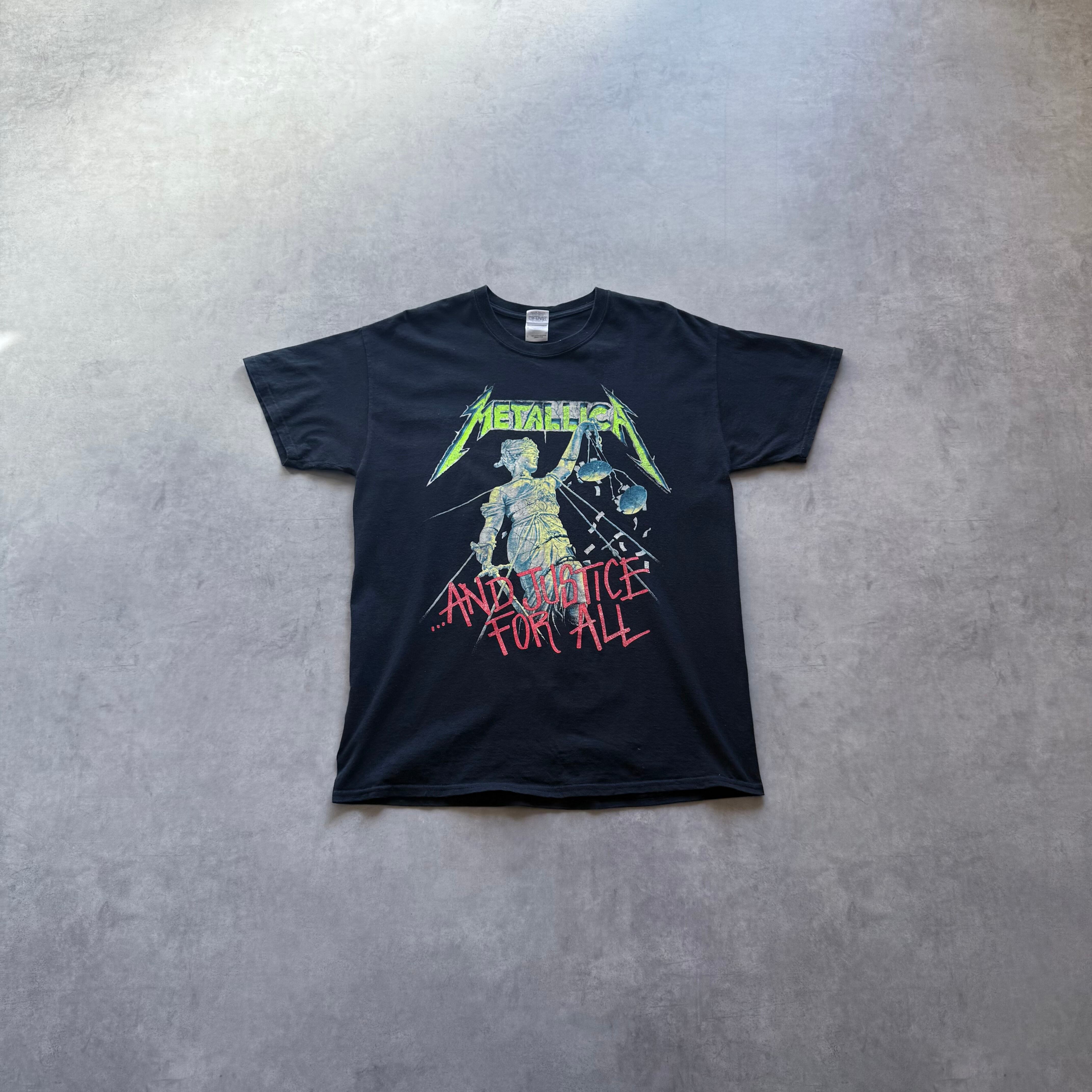 00's Metallica AND JUSTICE FOR ALL Gildan -L