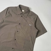 90s Calvin Klein Jeans カルバンクライン ポケット 半袖シャツ XL/グレー ベージュ系 メンズ ビンテージ