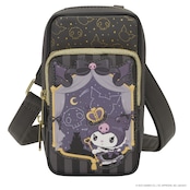 LF SANRIO KUROMI 20TH ANNIVERSARY CELL PHONE CROSSBODY BAG WITH COIN BAG_SANTB1759
