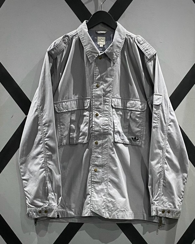 【X VINTAGE】“adidas” Military Gimmick Vintage Loose Jacket
