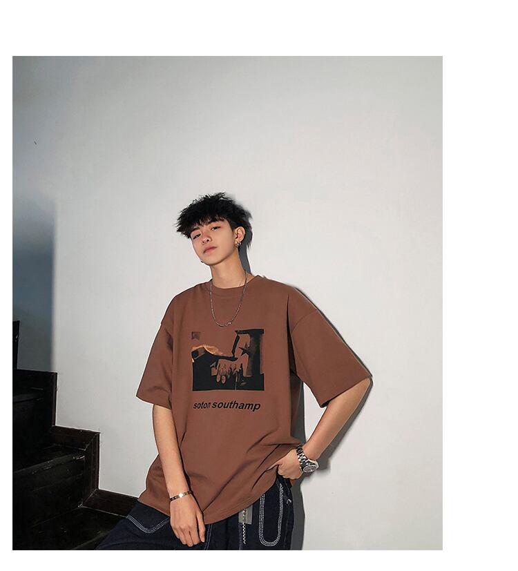 全3色 Tシャツ カットソー プリント カジュアル おしゃれ