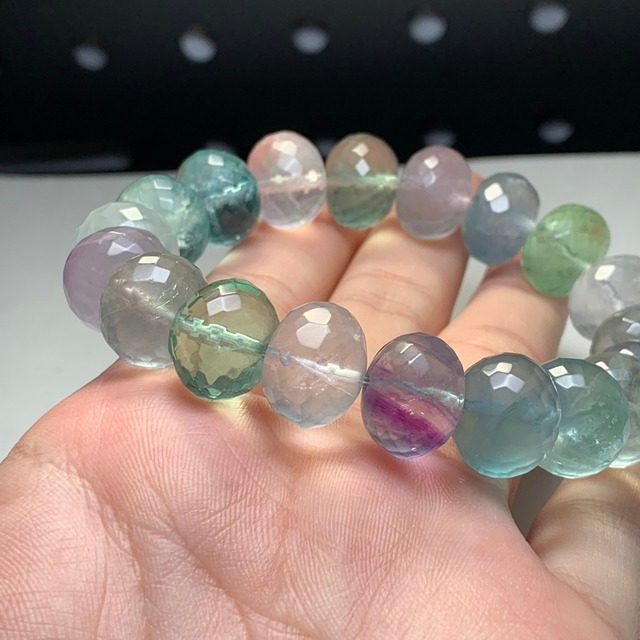 A65.爽やか♪優しい色合い♪大玉ボタンカットフローライト