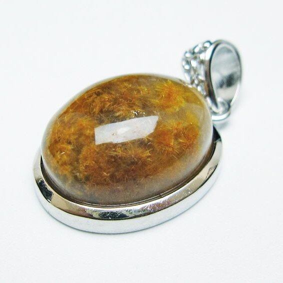 タイチンルチルクォーツ ペンダント フラワータイチンルチル 一点物 おまかせ便 112-12570