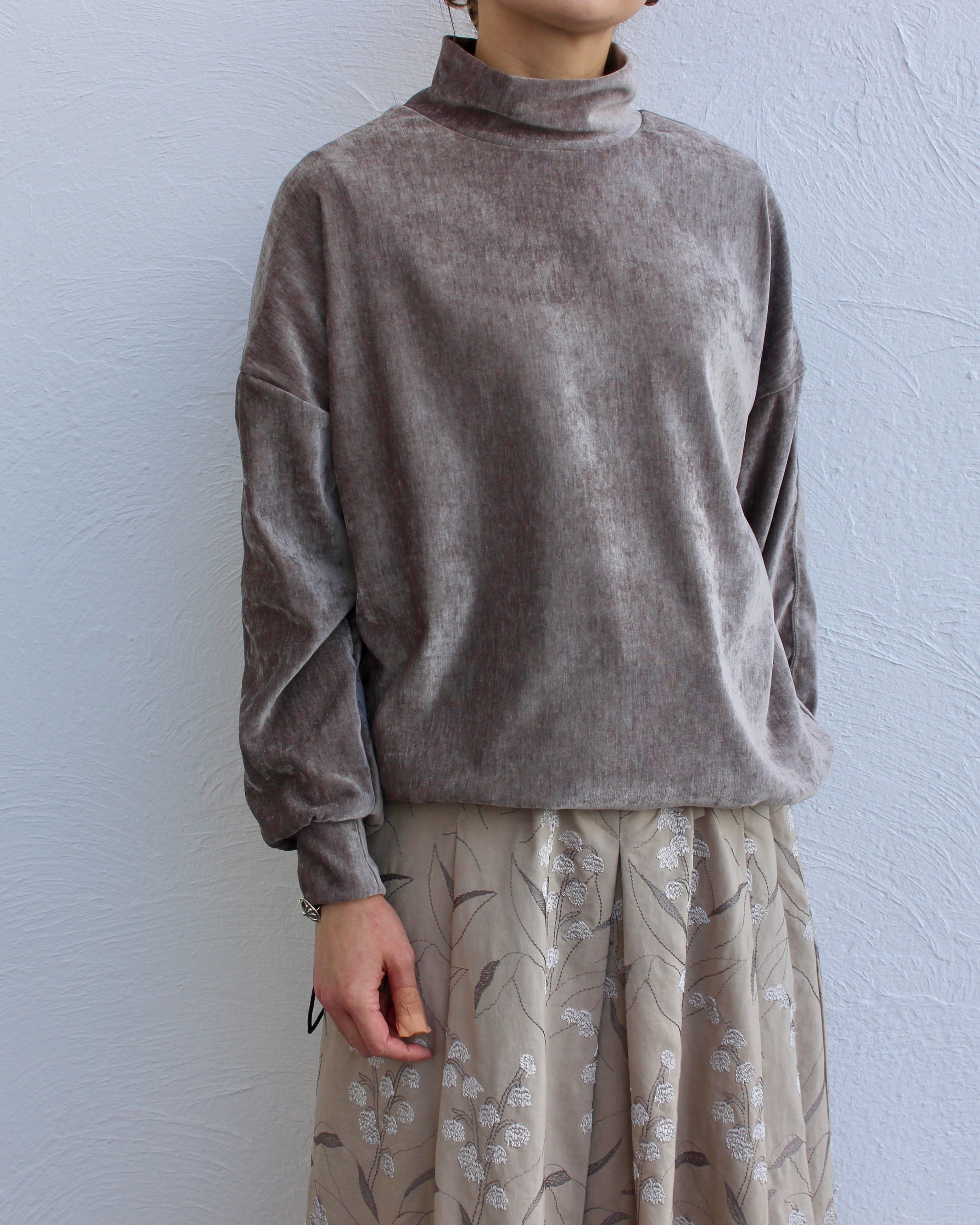 KEIHayamaPLUS/highneck pullover