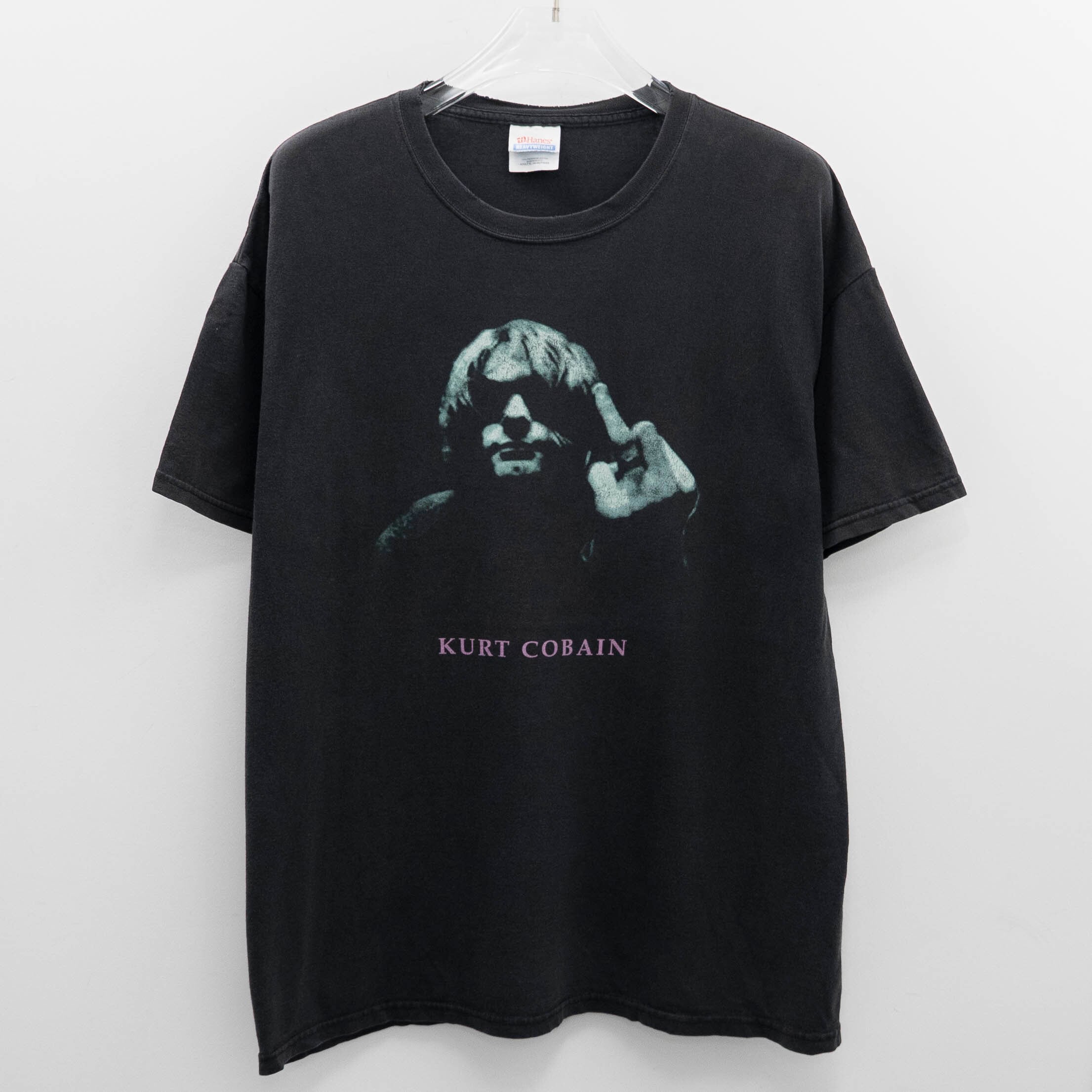 Nirvana " Kurt Fuck You Boot " Hanes XL 【A8-121】