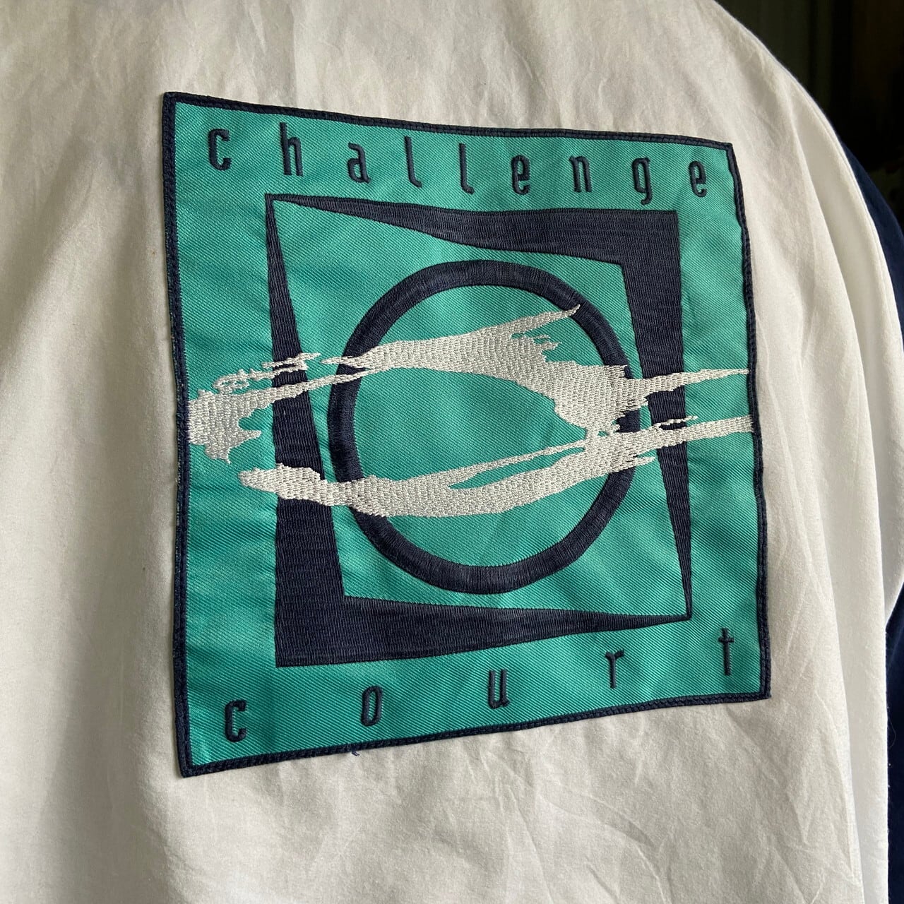 90年代 NIKE ナイキ CHALLENGE COURT バックロゴ刺? ポリエステル