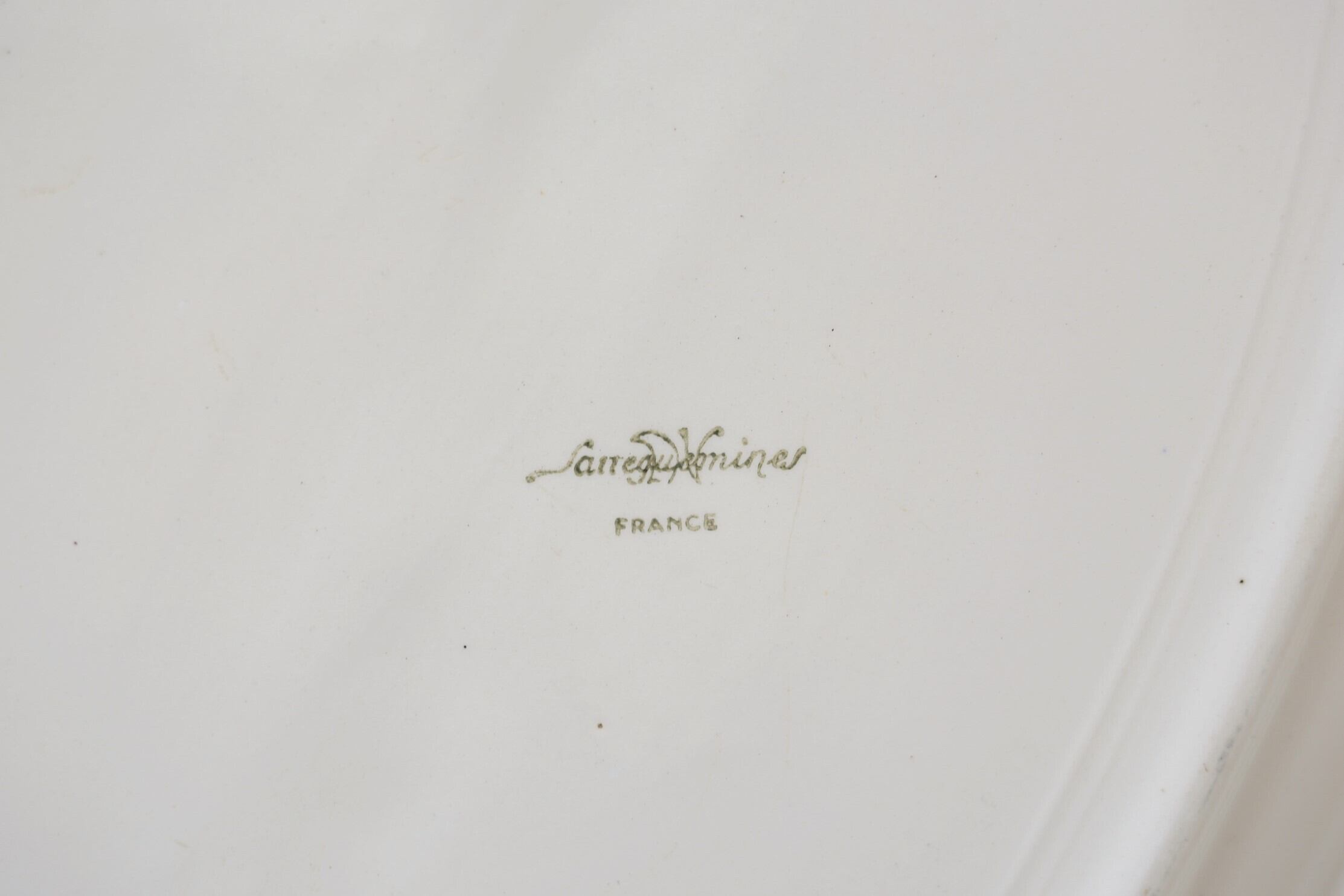 フランス アンティーク ヴィンテージ Sarreguemines サルグミンヌ 花