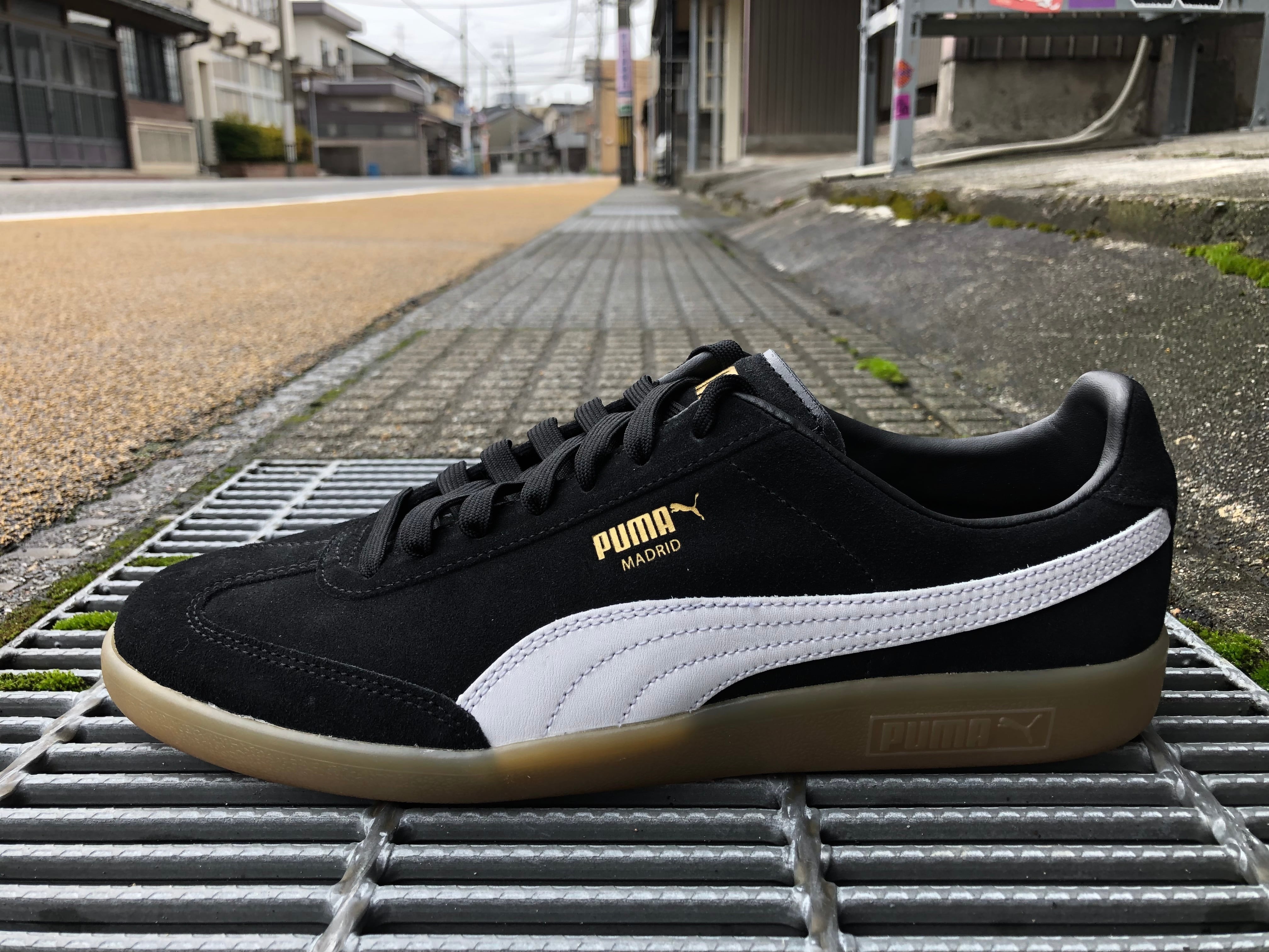 PUMA MADRID SD (BLACK-WHITE-GOLD) | "JACK OF ALL TRADES" 万屋 MARU