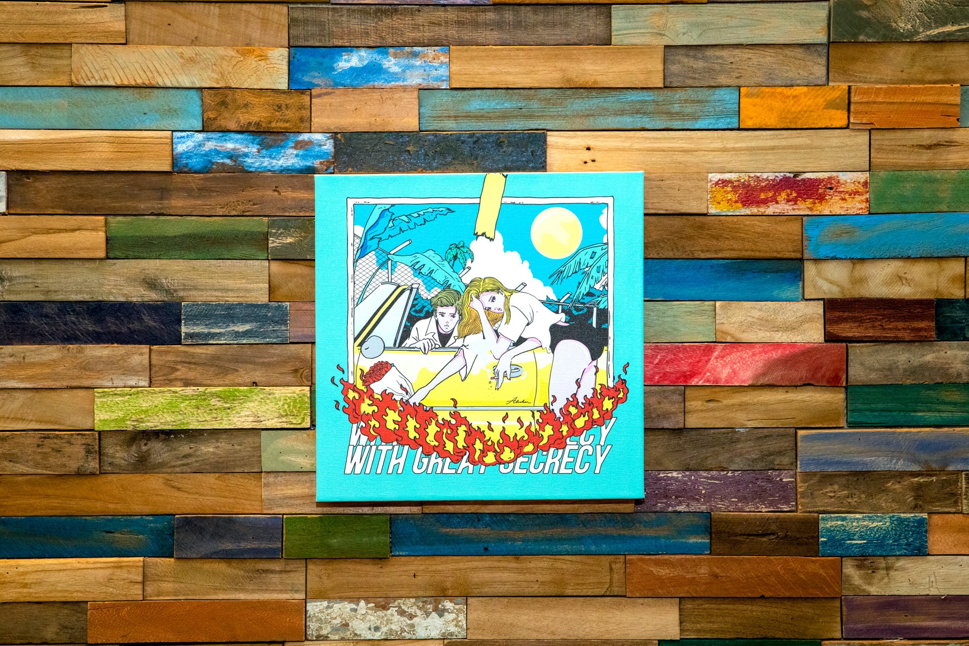 ABEChan  キャンバスプリント　オリジナル作品 ABEChan キャンバスプリントオリジナル作品