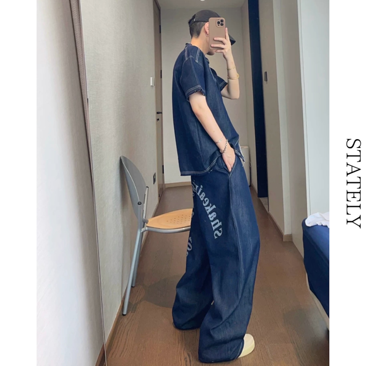 Raw Edge Denim Shirt デニムシャツ_T262・画像5