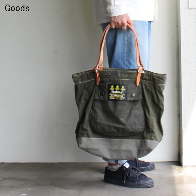 yoused バブアーリメイクトートバッグ L Barbour Remake Tote Bag