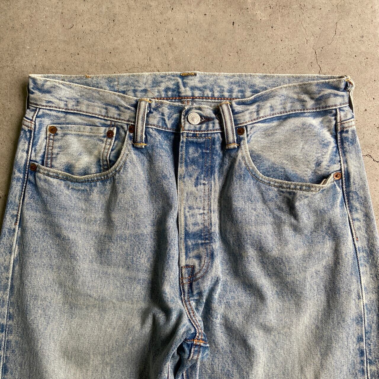 Levi's リーバイス 501 復刻 黒カンヌキ ストレート デニムパンツ