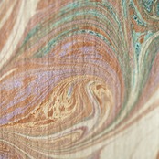 「桃香」マーブル柄〜洗えるきもの（シルジェリー格子柄）〜