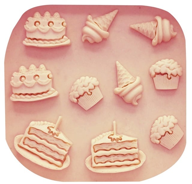 ケーキ、カップケーキ、ソフトムリームシリコンモールド | シリコン