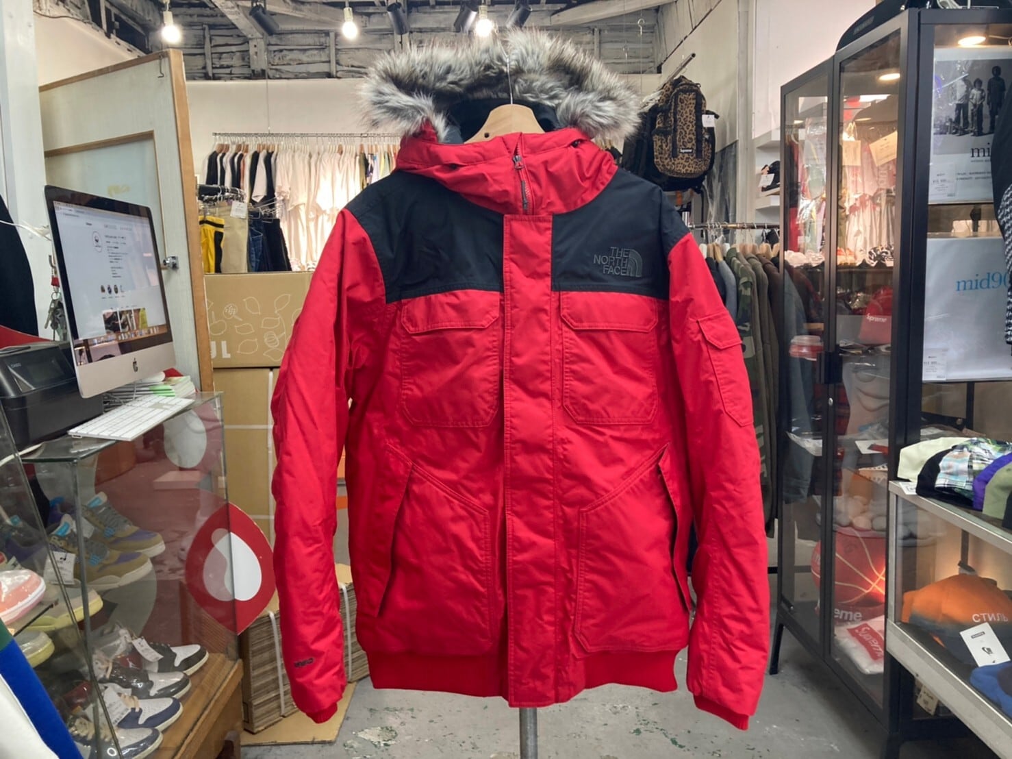 THE NORTH FACE GOTHAM Ⅲ DOWN JACKET RED LARGE NP51806Z 22901  