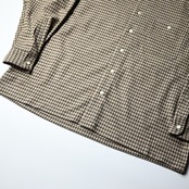 INTERIM / TRICOLOR CHECK GINGHAM DEADSTOCK SQUARE REGULAR SHIRTS