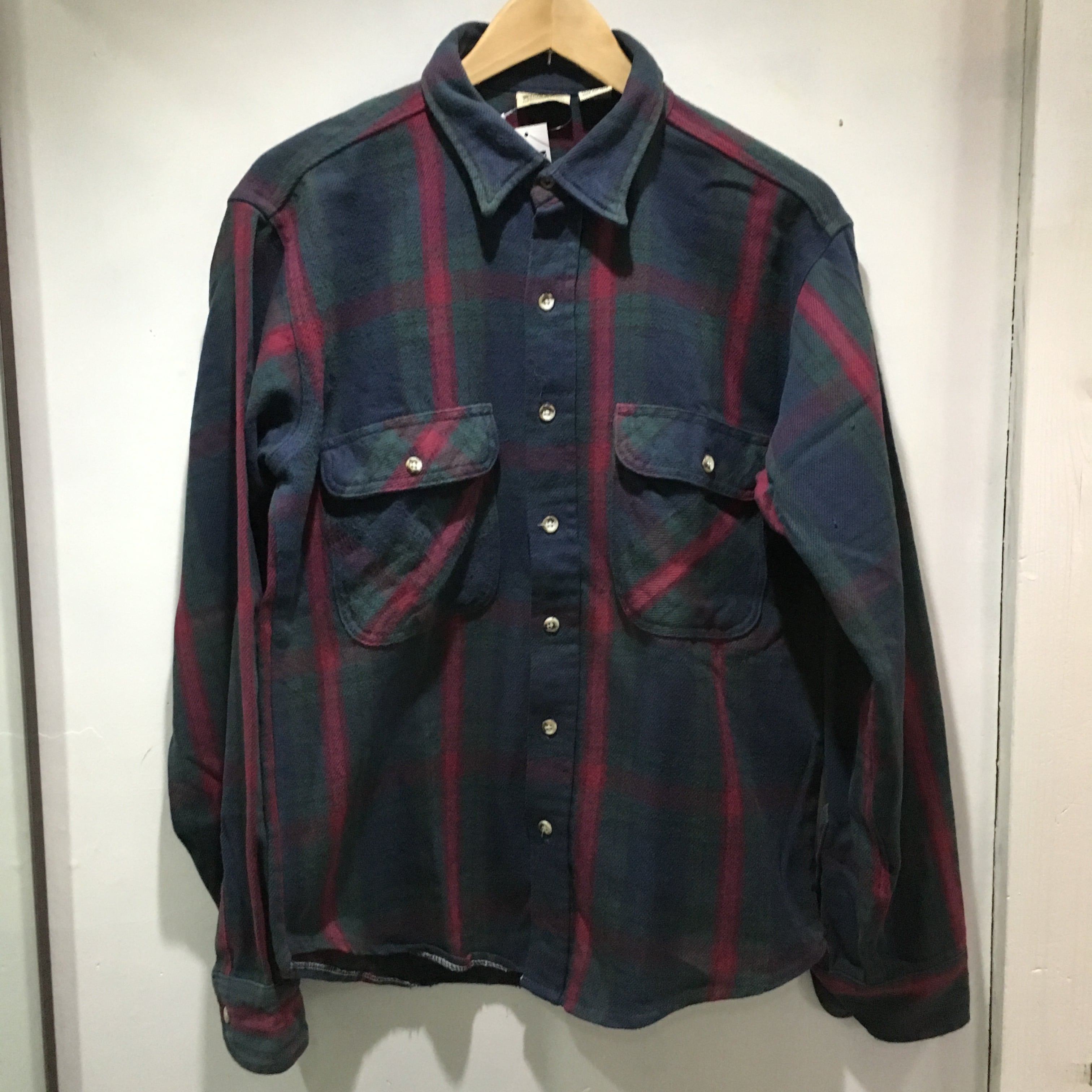 VINTAGE 90's FIVEBROTHER FLANNEL SHIRT  (beady clothing)