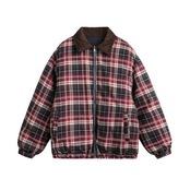 【暖かさUP】VINTAGE リバーシブル 中綿ジャケット T1259