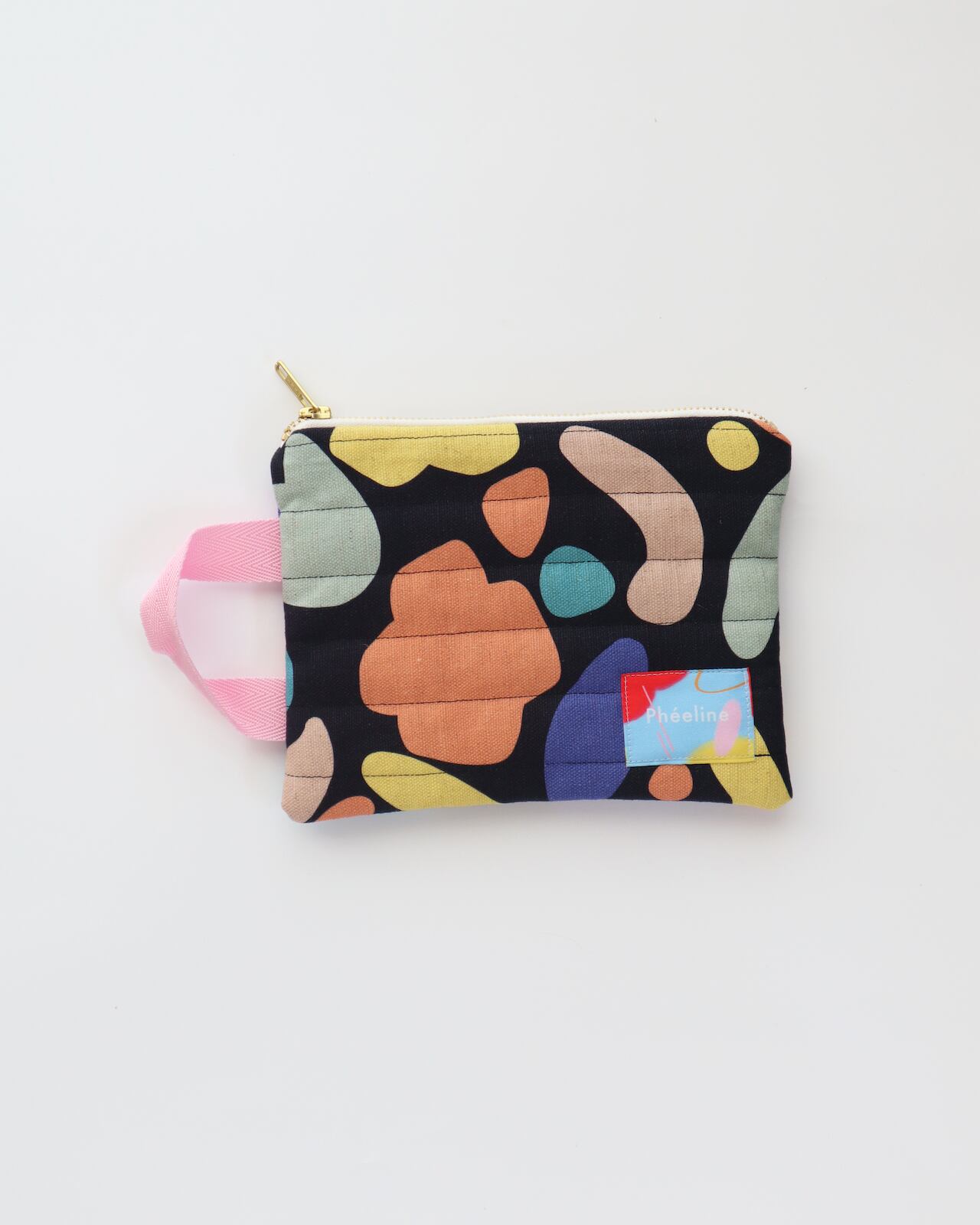 Phéeline キルティング・ポーチ U / グラフィカル | フランス ハンドメイド